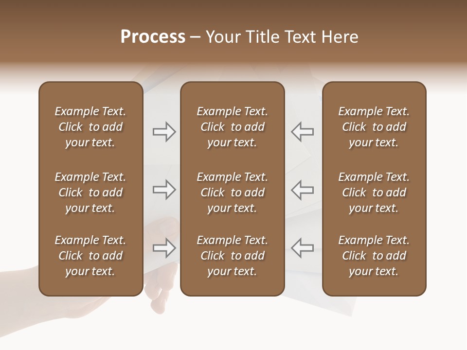 Object Hand Information PowerPoint Template