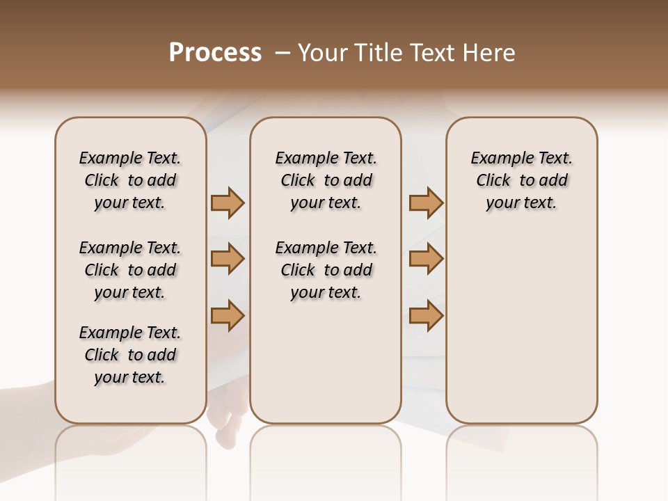Object Hand Information PowerPoint Template