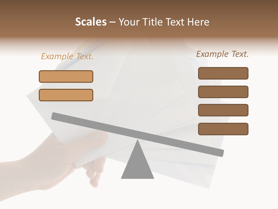 Object Hand Information PowerPoint Template