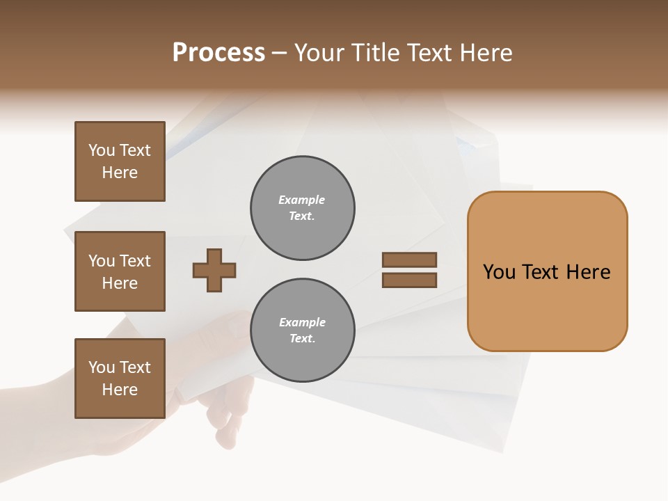 Object Hand Information PowerPoint Template