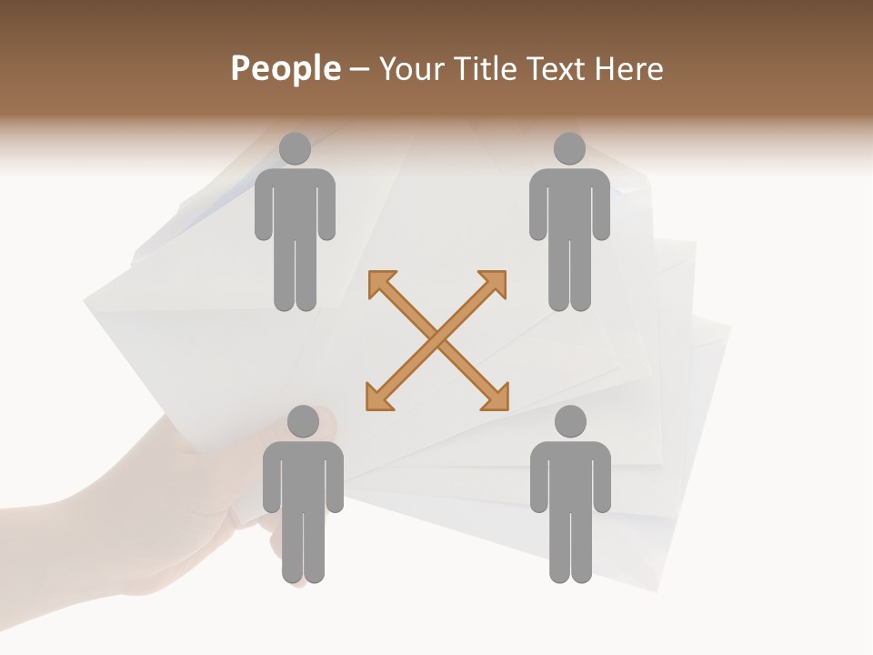 Object Hand Information PowerPoint Template