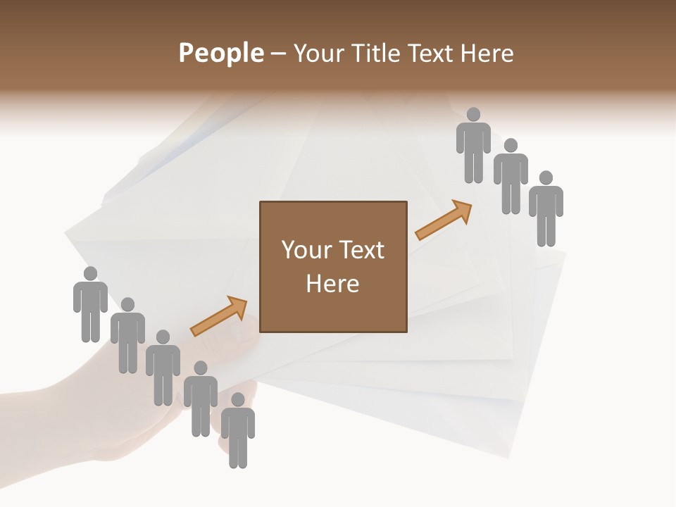 Object Hand Information PowerPoint Template