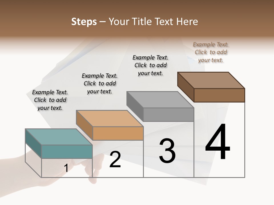 Object Hand Information PowerPoint Template