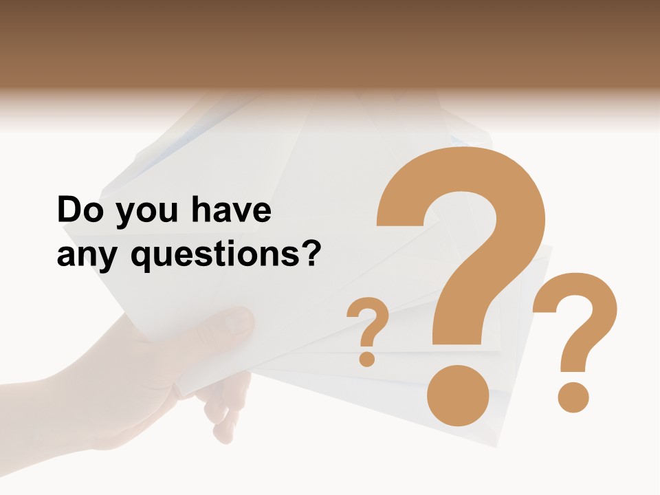 Object Hand Information PowerPoint Template