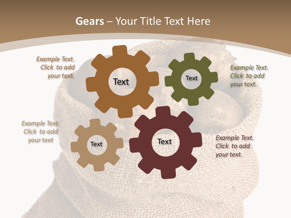 Dug Background Fresh PowerPoint Template