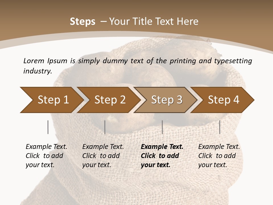 Dug Background Fresh PowerPoint Template