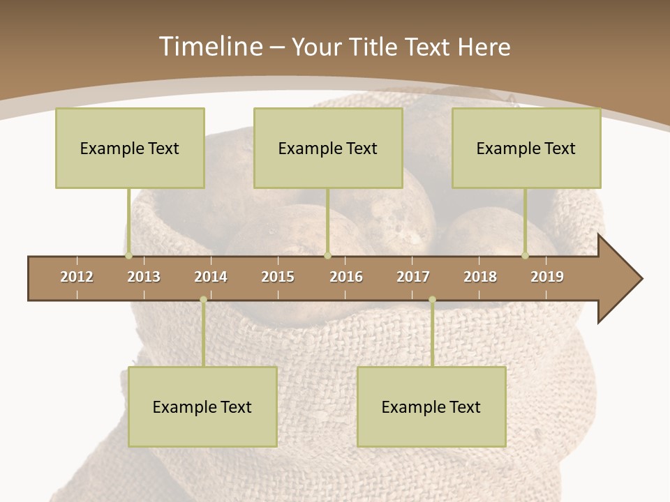 Dug Background Fresh PowerPoint Template