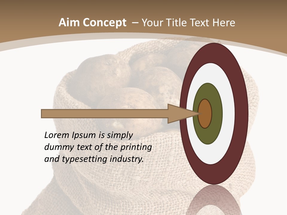 Dug Background Fresh PowerPoint Template