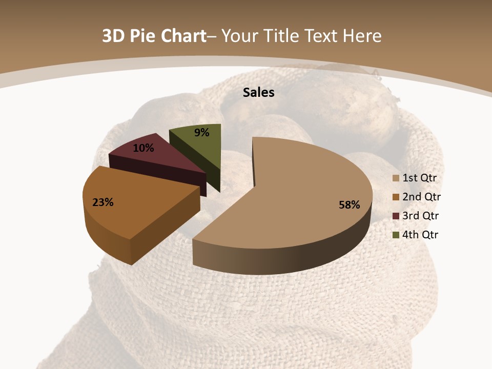 Dug Background Fresh PowerPoint Template