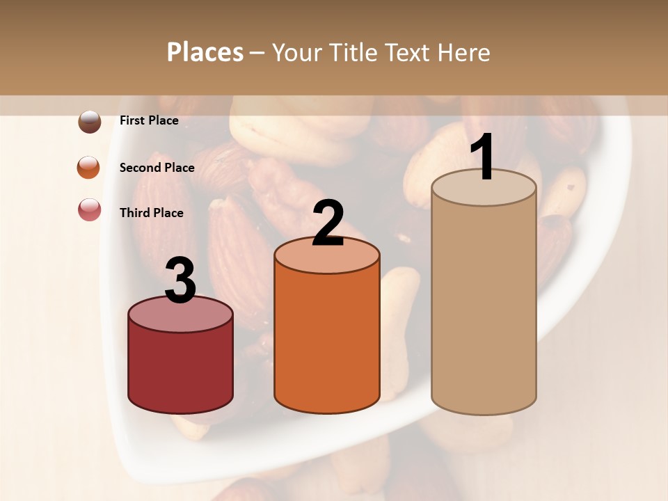 Kernel Walnut Food PowerPoint Template