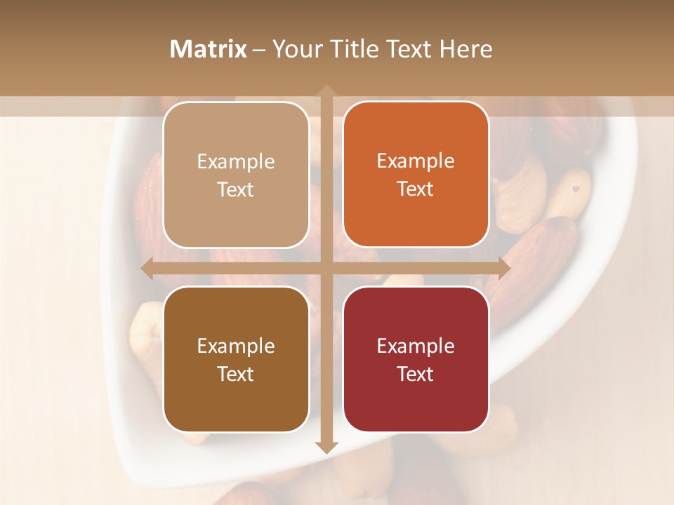 Kernel Walnut Food PowerPoint Template