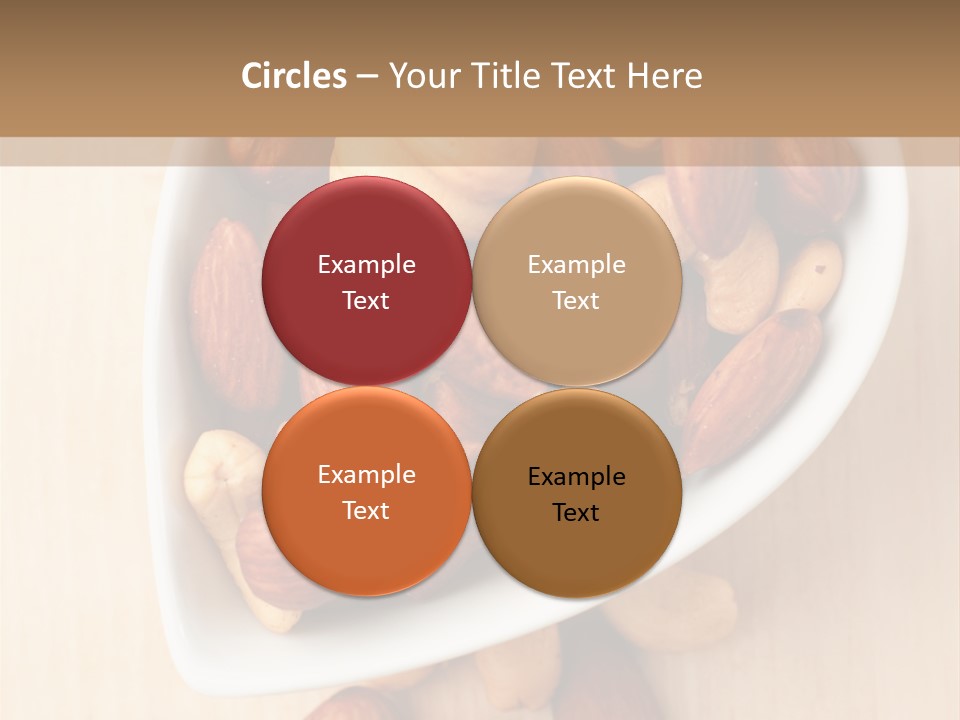 Kernel Walnut Food PowerPoint Template