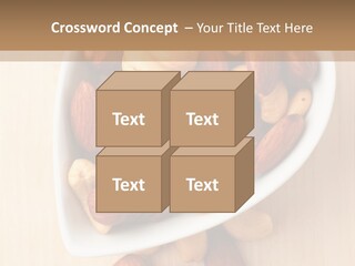 Kernel Walnut Food PowerPoint Template