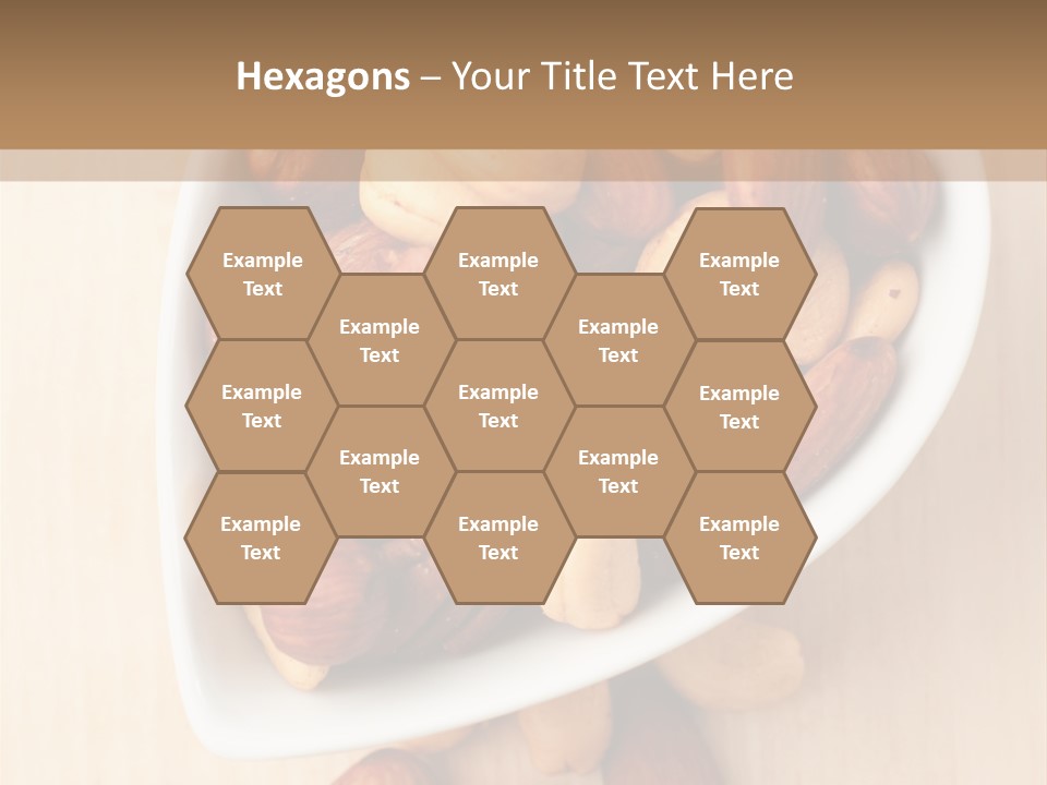 Kernel Walnut Food PowerPoint Template