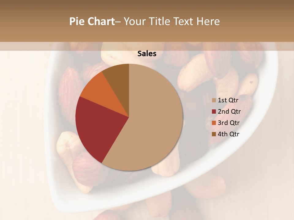 Kernel Walnut Food PowerPoint Template