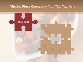 Kernel Walnut Food PowerPoint Template