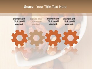 Kernel Walnut Food PowerPoint Template