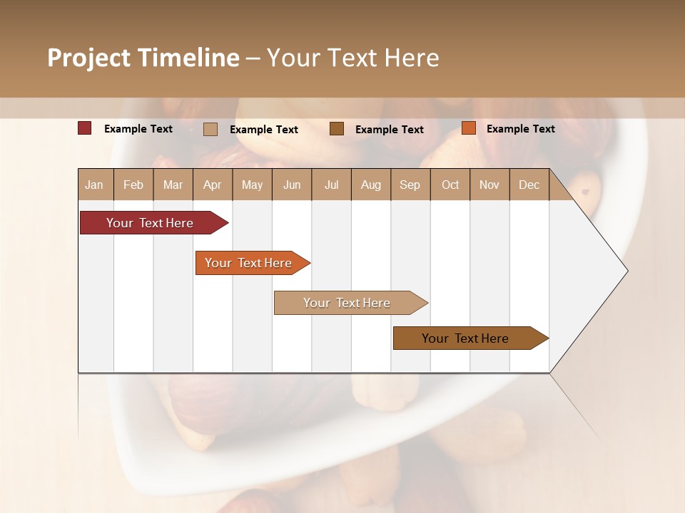 Kernel Walnut Food PowerPoint Template
