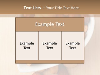 Kernel Walnut Food PowerPoint Template