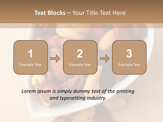 Kernel Walnut Food PowerPoint Template