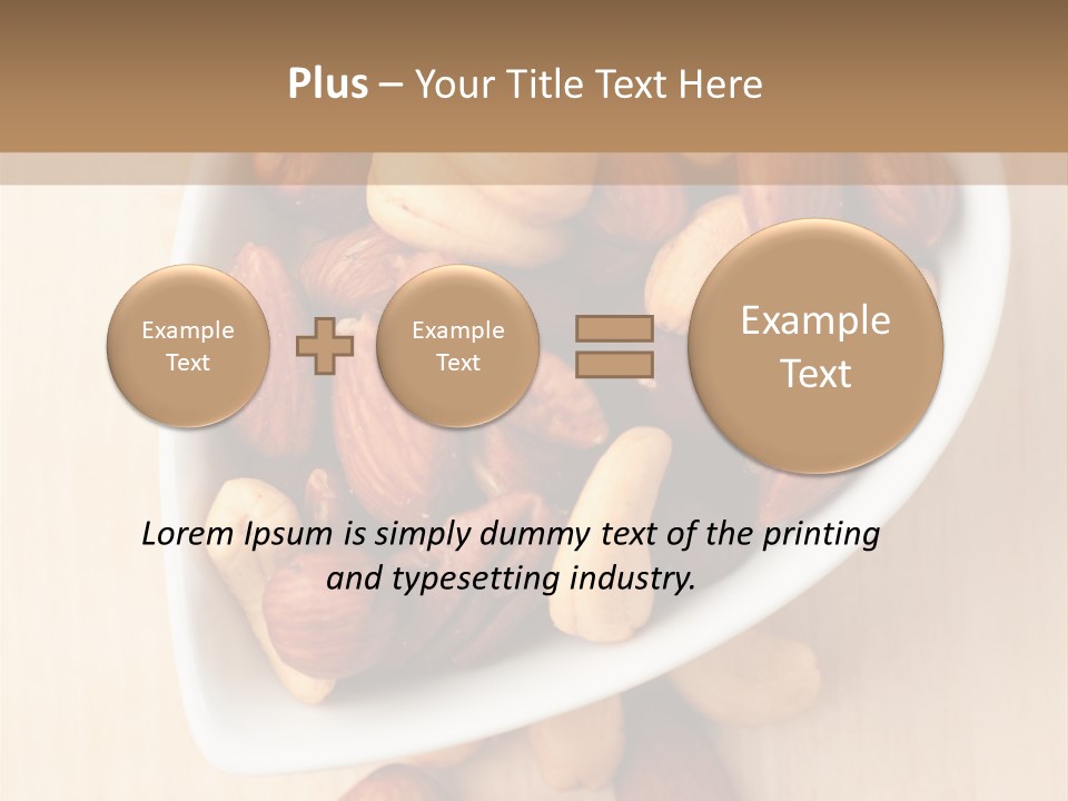 Kernel Walnut Food PowerPoint Template