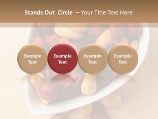 Kernel Walnut Food PowerPoint Template