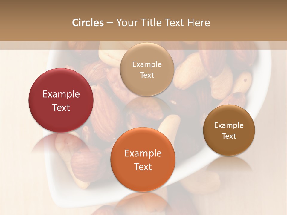Kernel Walnut Food PowerPoint Template