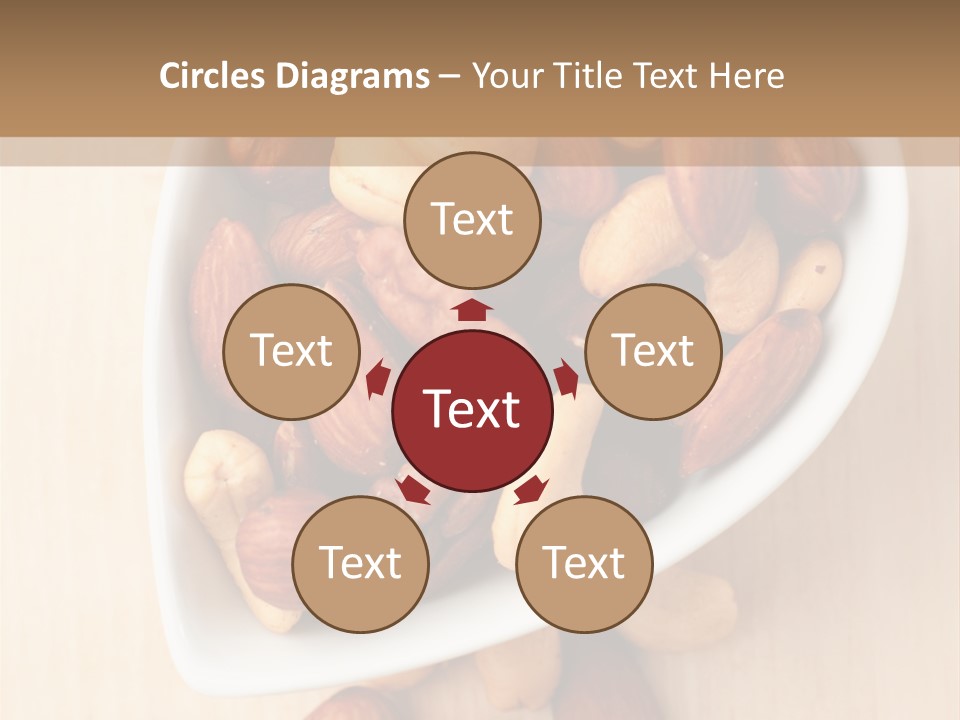 Kernel Walnut Food PowerPoint Template