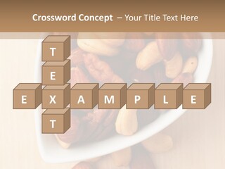 Kernel Walnut Food PowerPoint Template