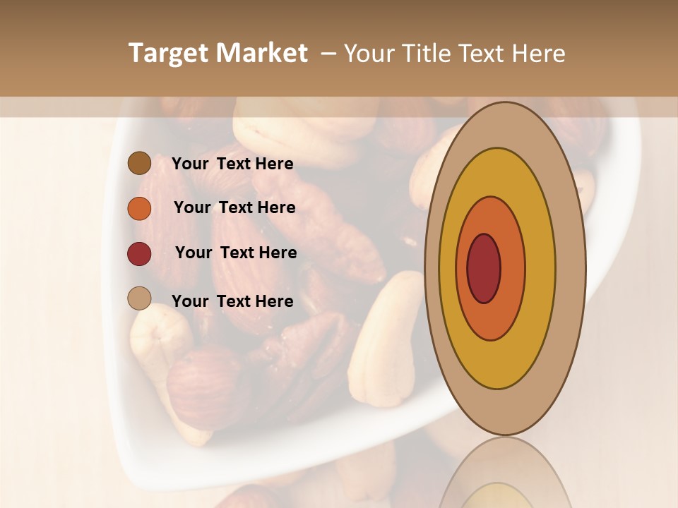 Kernel Walnut Food PowerPoint Template