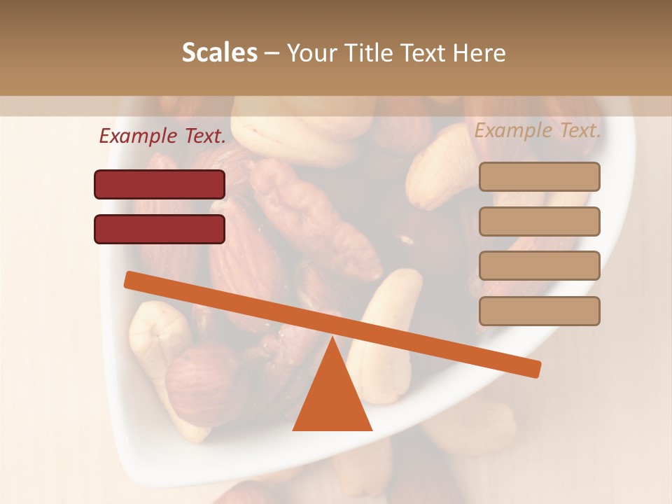 Kernel Walnut Food PowerPoint Template