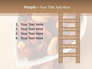 Kernel Walnut Food PowerPoint Template