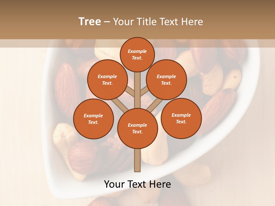 Kernel Walnut Food PowerPoint Template