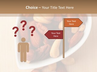Kernel Walnut Food PowerPoint Template