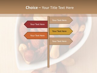 Kernel Walnut Food PowerPoint Template