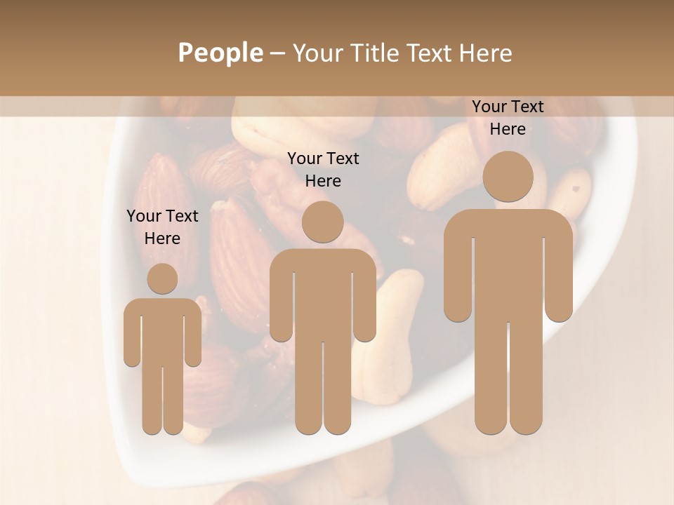 Kernel Walnut Food PowerPoint Template