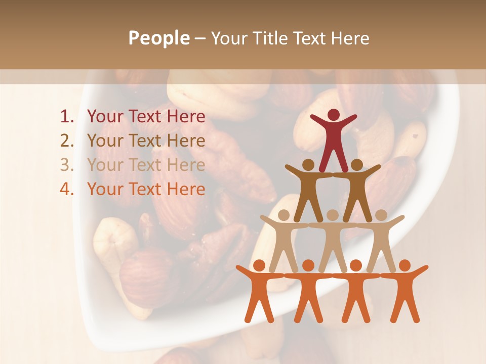 Kernel Walnut Food PowerPoint Template