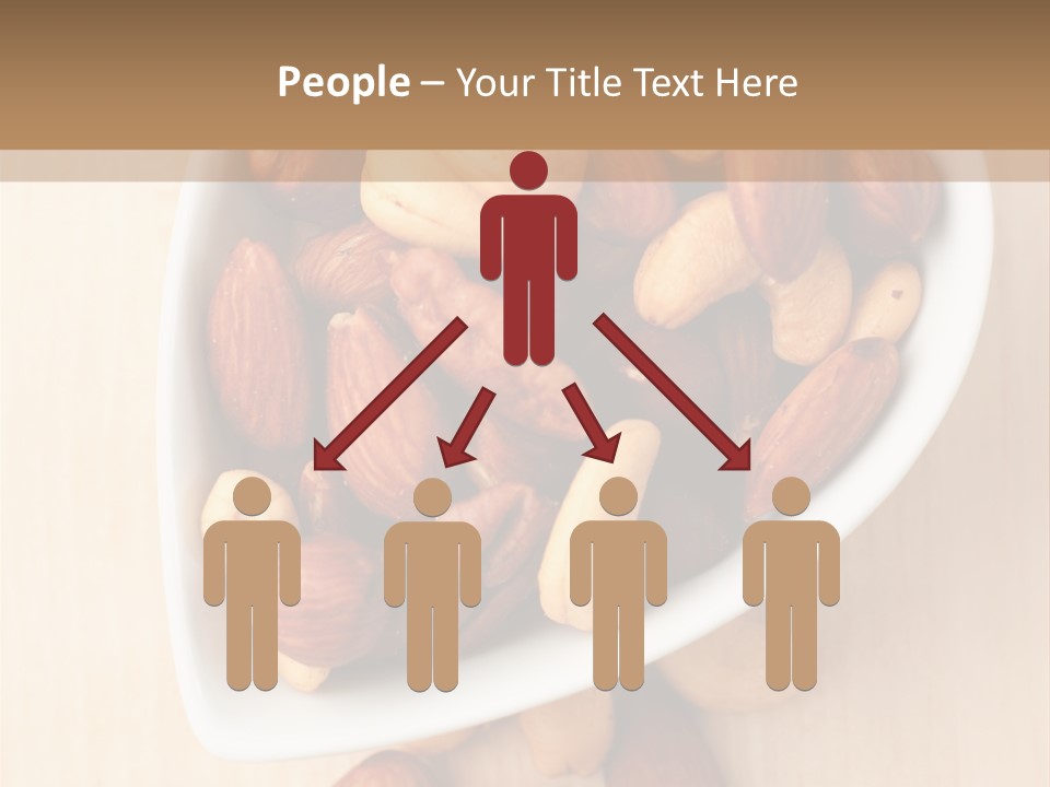 Kernel Walnut Food PowerPoint Template