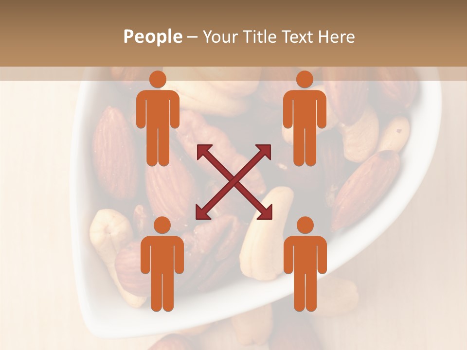 Kernel Walnut Food PowerPoint Template