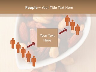 Kernel Walnut Food PowerPoint Template