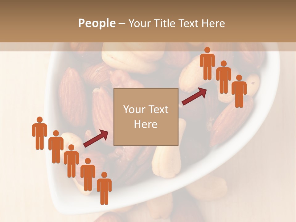 Kernel Walnut Food PowerPoint Template