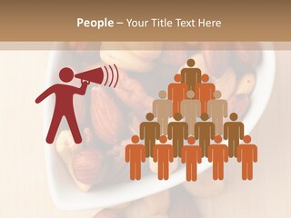 Kernel Walnut Food PowerPoint Template