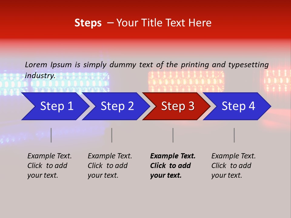 Patrol Investigation Emergency PowerPoint Template