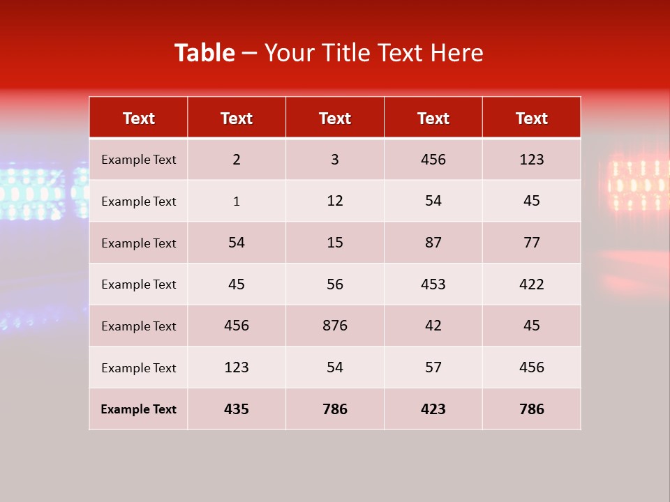 Patrol Investigation Emergency PowerPoint Template