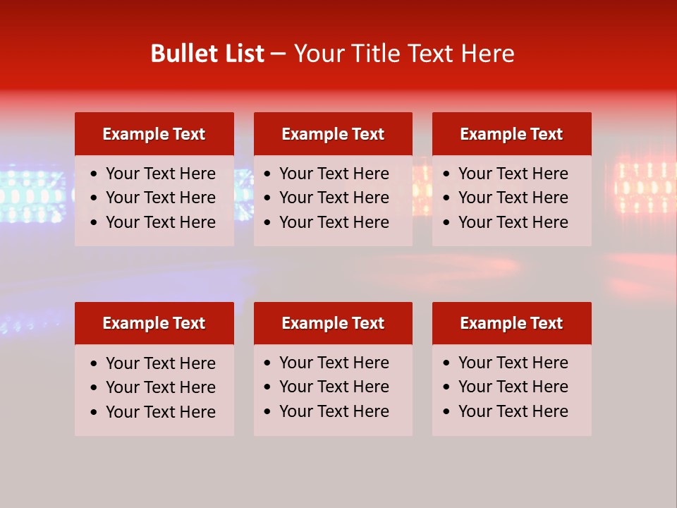 Patrol Investigation Emergency PowerPoint Template