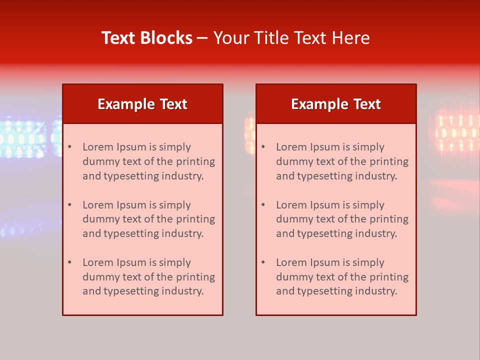 Patrol Investigation Emergency PowerPoint Template