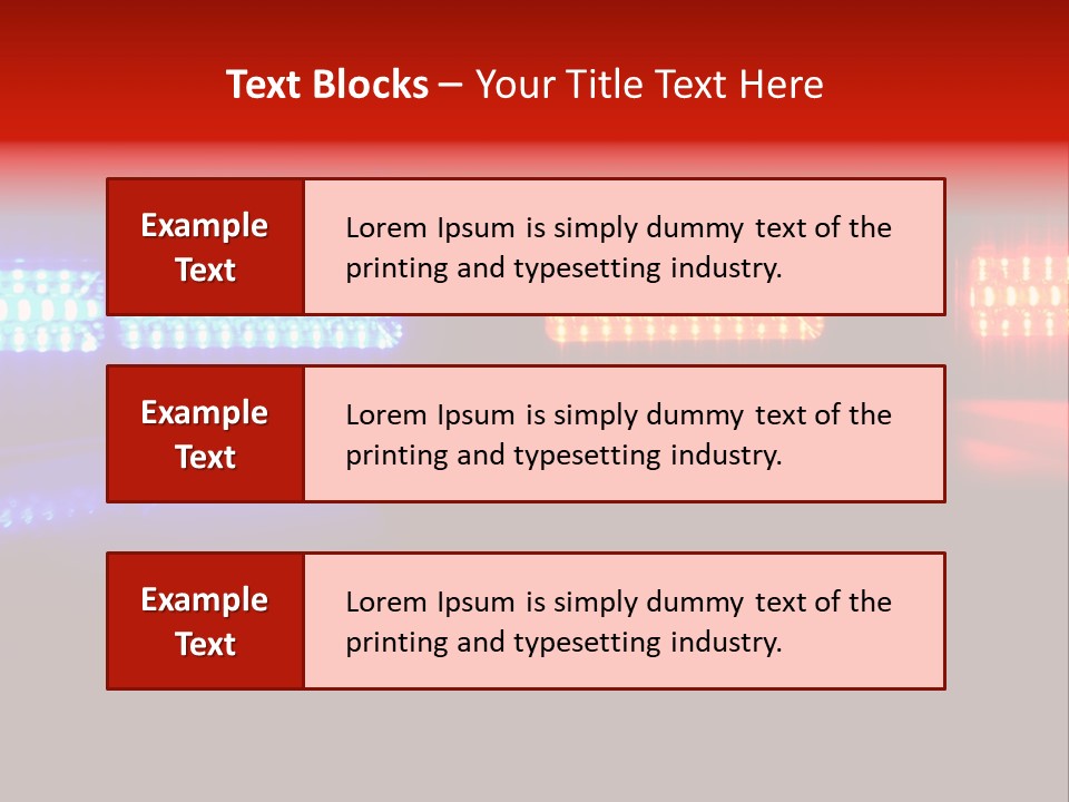 Patrol Investigation Emergency PowerPoint Template