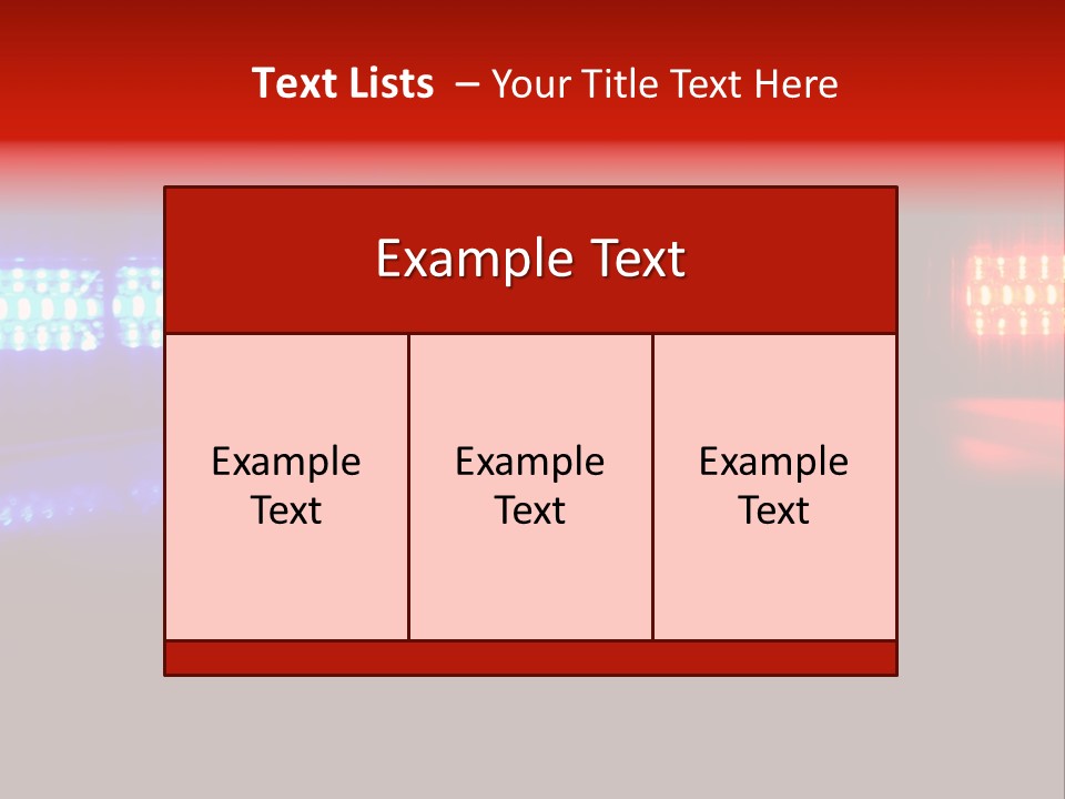 Patrol Investigation Emergency PowerPoint Template