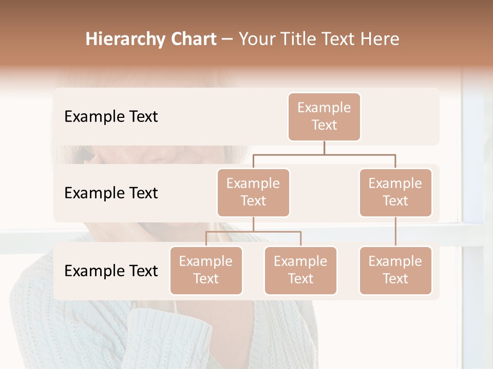Cell Turquoise Lady PowerPoint Template