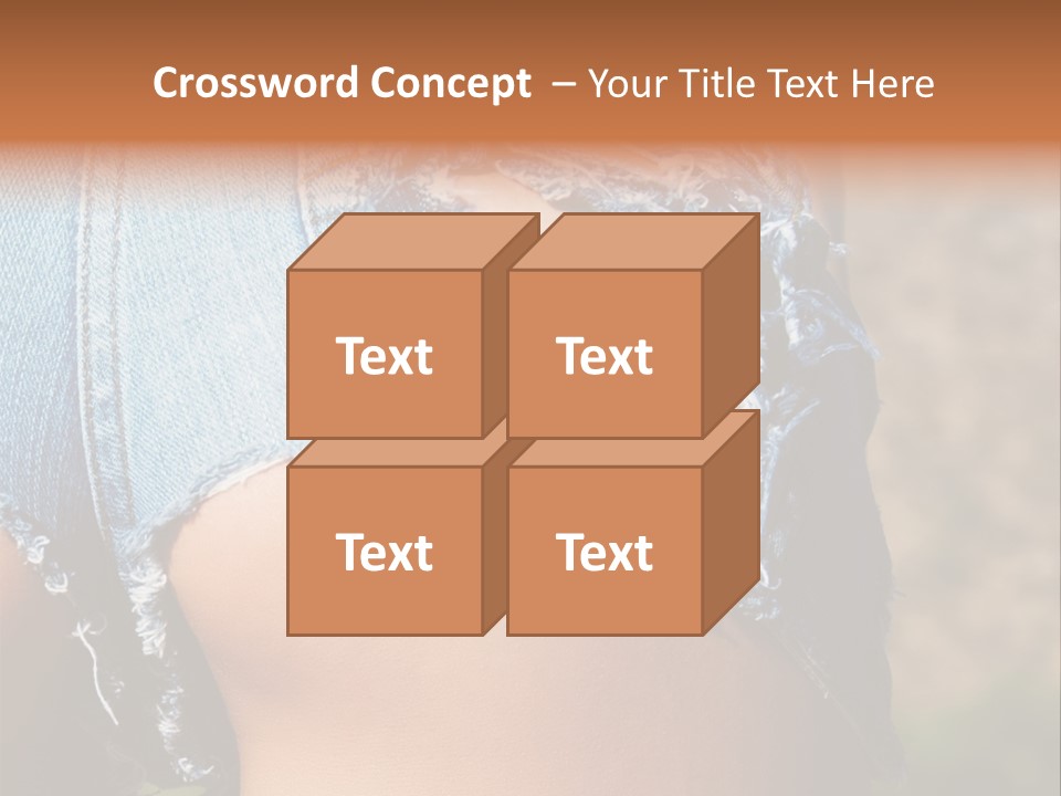 Stripper Ripped Black PowerPoint Template